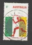 Stamps Australia -  Juegos olímpicos Mexico 1968