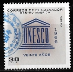 Stamps : America : El_Salvador :  El Salvador-cambio