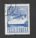 Sellos de Europa - Rumania -  Barco pasajeros
