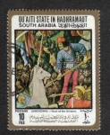Stamps Saudi Arabia -  Caza del Unicornio