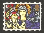 Stamps United Kingdom -  1641 - Navidad, vidriera