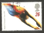 Stamps United Kingdom -  1888 - Nadador