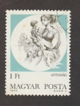 Stamps Hungary -  Madre con hijo