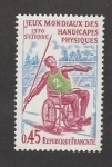 Stamps France -  Juegos mundiales de descapacitados físicos
