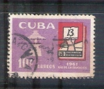 Stamps Cuba -  año de la educación