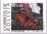 Stamps Bolivia -  Serie Mariposas