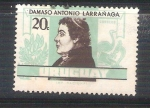 Sellos de America - Uruguay -  RESERVADO Damaso Antonio Larrañaga