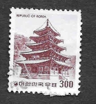 Stamps South Korea -  1100 - Pagoda