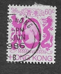 Sellos de Asia - Hong Kong -  393 - Isabel II