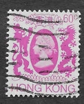 Stamps Hong Kong -  393 - Isabel II