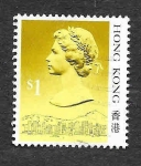 Stamps Hong Kong -  497 - Isabel II