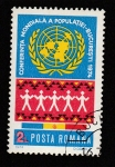 Stamps Romania -  Conferencia mundial sobre la población 