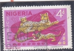 Stamps : Africa : Nigeria :  PANTERAS