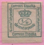 Stamps Spain -  Corona Real