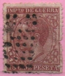 Stamps Spain -  Alfonso XII