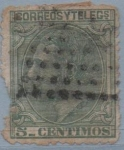 Stamps Spain -  Alfonso XII