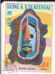 Stamps : Africa : Equatorial_Guinea :  MASCARA AFRICANA