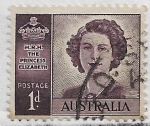 Stamps Australia -  S.A.R. La Princesa Elizabeth