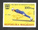 Stamps : Africa : Madagascar :  539 - XII JJOO de Invierno Insbruck