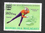 Stamps Madagascar -  540 - XII JJOO de Invierno Insbruck