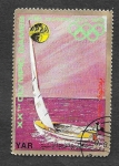 Stamps : Asia : Yemen :  Yt PA136 - XX JJOO Kiel