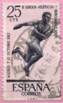 Stamps Spain -  II Juegos Atleticos Iberoamericanos 