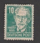 Stamps Germany -  August Bebel