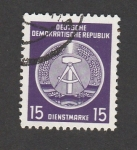 Stamps Germany -  Sello de servicio