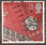 Stamps United Kingdom -  1915 - Deportivo clásico, Triump TR3 de 1955