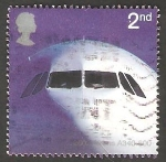 Stamps United Kingdom -  2328 - Airbus A340-600 del 2002
