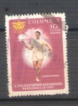 Stamps : America : Colombia :  RESERVADO Llama olimpica