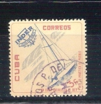 Stamps : America : Cuba :  RESERVADO vela