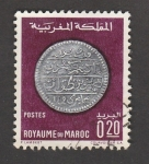 Stamps : Africa : Morocco :  Reproducción moneda