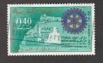 Stamps Morocco -  Rotario Internacional conferencia Casablanca 1968