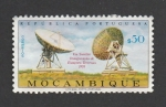 Stamps Mozambique -  Inauguración antenas por satélite