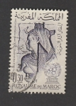 Stamps Morocco -  Salvamento monumentos de Nubia
