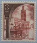 Stamps Spain -  Plaza d´Lerena Badajoz