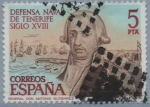 Sellos de Europa - Espa�a -  Defensa Naval d´Tenerife. Siglo XVIII 