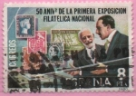 Stamps Spain -  50 aniversario d´l´Primera Exposicion Filatelica Nacional 