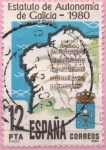 Stamps Spain -  Promulgacion dsl estatuto d´Autonomia d´Galicia