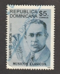 Stamps Dominican Republic -  Juan  Fco García, músico
