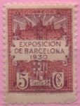 Stamps Spain -  Exposicion d´Barcelona