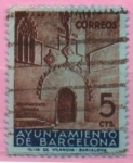Stamps Spain -  Puerta Gotica dl´Ayuntamiento