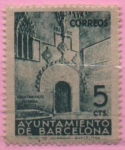 Stamps Spain -  Puerta Gotica dl´Ayuntamiento