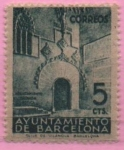 Stamps Spain -  Puerta Gotica dl´Ayuntamiento