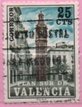 Stamps Spain -  Torre d´Santa Catalina