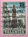 Sellos de Europa - Espaa -  Torre d´Santa Catalina