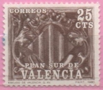 Stamps Spain -  Escudo d´Valencia