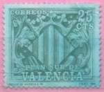 Stamps Spain -  Escudo d´Valencia