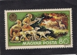 Stamps Hungary -  Caza